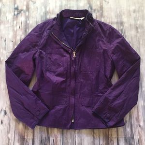 Chico's purple zipped up jacket